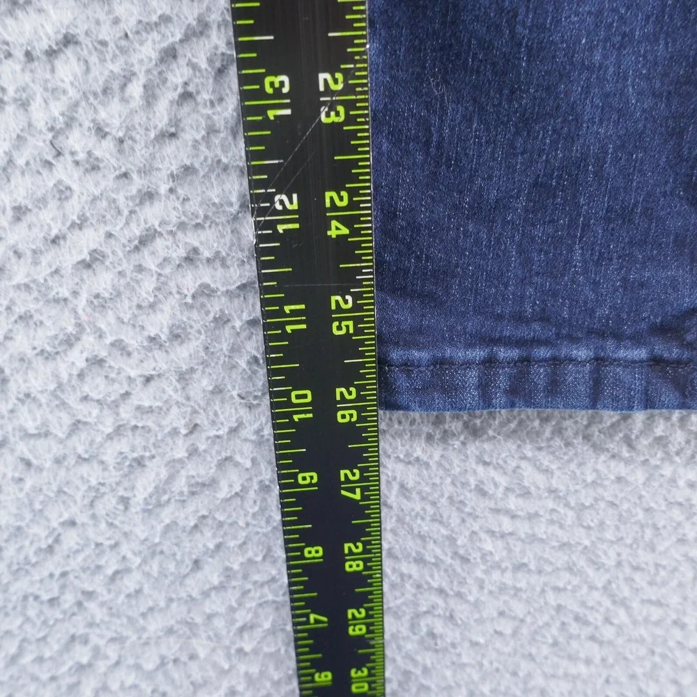 Nicole Miller New York Tribeca Mid Rise Skinny Jeans Dark Wash Blue Size 8